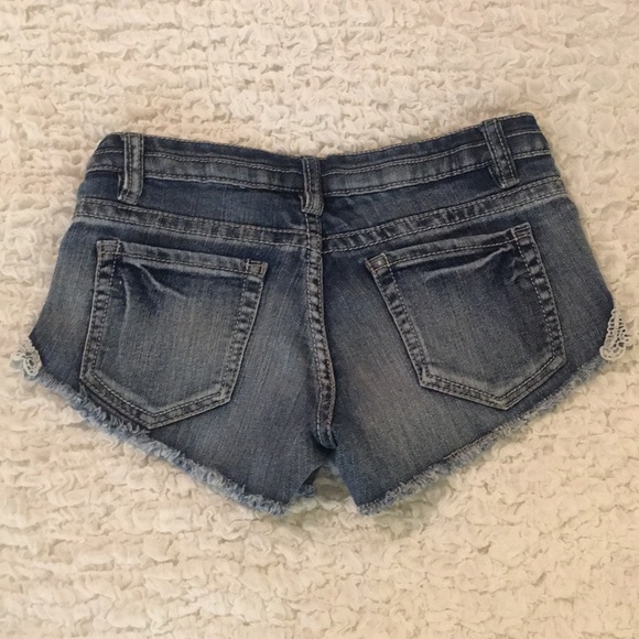 Denim Short Shorts - Picture 3 of 4